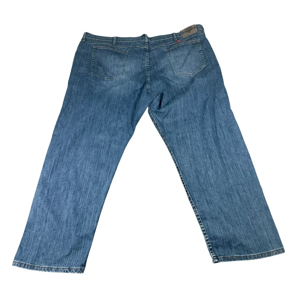 Wrangler Premium‎ Quality Mens Blue Straight Leg Jeans 48x30 Medium Wash